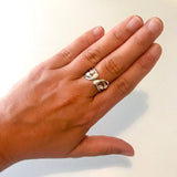 Sølvring - "Ormebol"