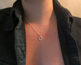 Enkel Oval - Sølvsmykke