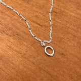 Enkel Oval - Sølvsmykke