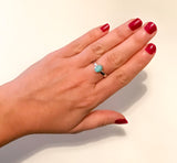 Sølvring - Amazonitt