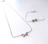 Sløyfe - smykke og armbånd i sølv