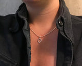 Enkel Oval - Sølvsmykke