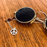 Håndlaget sølvsmykke. Design: Fred. Hippie tilbehør. Hippiesmykke. 70-tallsmote