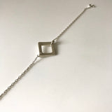 Kvadraturen - armbånd i sølv