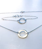 Rund (lite) - smykke og armbånd i sølv