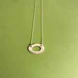 Oval - smykke og armbånd i sølv