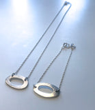 Oval - smykke og armbånd i sølv