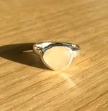 Sølvring med sommerminner S