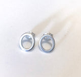 Sølvøredobber - Oval