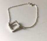 Kvadraturen - armbånd i sølv