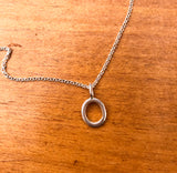 Enkel Oval - Sølvsmykke