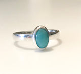 Sølvring - Amazonitt