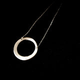 Håndlaget sølvsmykke. Design: Rund (stor)