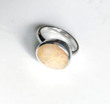 Sølvring med sommerminner M