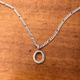 Enkel Oval - Sølvsmykke