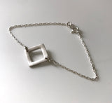 Kvadraturen - armbånd i sølv