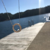 Rund (lite) - smykke og armbånd i sølv