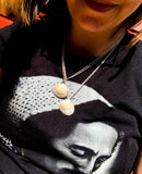 Sæby Strandsmykke. Strandsmykker i ulik lengde. Strandstil. Skjellsmykker med skjell fra Sæby Strand